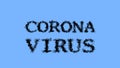 Corona Virus smoke text effect sky isolated background