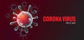 Novel Coronavirus 2019-nCoV. Virus Covid 19-NCP. Coronavirus nCoV denoted is single-stranded