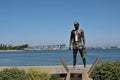 Coronado bay bridge in Coronado island San Diego,Ca,USA Royalty Free Stock Photo