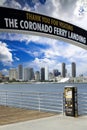 The Coronado Ferry boat Landing area, San Diego, California