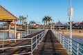 Coronado Pier in San Diego - CALIFORNIA, USA - MARCH 18, 2019 Royalty Free Stock Photo