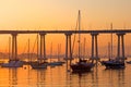 Coronado Sailboats at Rest Royalty Free Stock Photo