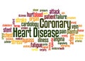 Coronary Heart Disease word cloud concept 2 Royalty Free Stock Photo