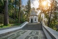 Coronation Chapel in Portico Stairway at Sanctuary of Bom Jesus do Monte - Braga, Portugal Royalty Free Stock Photo