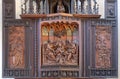 Coronation of Mary altar in St James Church in Rothenburg ob der Tauber, Germany