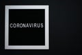 Coronavirus is affecting the world Royalty Free Stock Photo