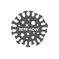 Coronavirus cell, 2019-nCoV. China pathogen respiratory coronavirus 2019-nCoV in a world, Dangerous chinese nCoV