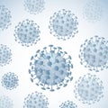 Coronavirus cells background. Covid-19.