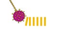 Coronavirus as a wrecking ball pushing the first domino triggering a chain