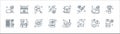 Coronavirus covid line icons. linear set. quality vector line set such as hand sanitizer, cough, news, coronavirus, infected,