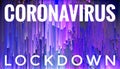 Coronavirus Covid-19 Lock Down Header Background Royalty Free Stock Photo
