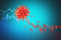 Coronavirus covid 19 market crash concept Royalty Free Stock Photo