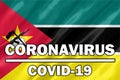 COVID-19 on Mozambique Flag