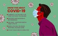 Coronavirus COVID-19 preventions infographic. preventions methods infographics. vector illustration