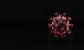 Coronavirus COVID-19 The virus model is realistic Royalty Free Stock Photo