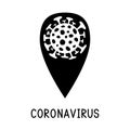 Coronavirus decease location