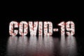 The Coronavirus disease code name COVID-19 Royalty Free Stock Photo