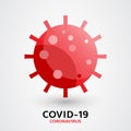 Coronavirus COVID-19 virus symbol