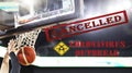 coronavirus global fight - basketball games suspended