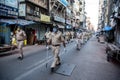 Coronavirus India lockdown - Police march