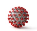 Coronavirus isolated on a white background.