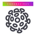 Coronavirus Line Icon