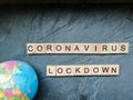 Coronavirus lock down Royalty Free Stock Photo
