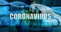 Coronavirus with Medical Personnel Containing Virus Germ