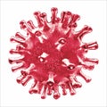 Coronavirus medical study medical poster medical student disease start from china Royalty Free Stock Photo