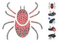 Coronavirus Mosaic Mite Tick Icon