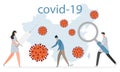 Coronavirus nCoV COVID-19 People China virus Map