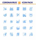 Coronavirus 2019-nCoV Covid-19 Prevention icon set covid, location, news, schudule, calendar