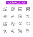 Coronavirus 2019-nCoV Covid-19 Prevention icon set nursing, hospital, covid, healthcare, website