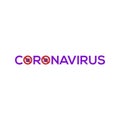 Coronavirus 2019-nCov 2020. novel coronavirus concept resposible for asian flu outbreak and coronaviruses Royalty Free Stock Photo