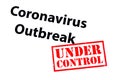 Coronavirus Outbreak Under Control