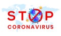 Coronavirus outbreaks in china, italy and many other countries. Stop coronavirus. Fight against coronavirus. COVID-19