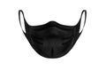 Coronavirus pandemic. antiviral black medical mask for protection against flu diseases. Surgical protective face mask. COVID