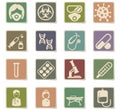 Coronavirus COVID-19 icon set