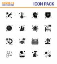 Coronavirus Prevention 25 icon Set Blue. medical, shield, brain, safety, medical