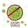 Coronavirus stop and prevention poster