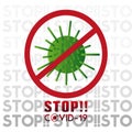 Coronavirus stop and prevention poster