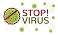 Coronavirus stop and prevention poster