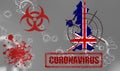 Coronavirus United Kingdom, Great Britain, virus UK Royalty Free Stock Photo