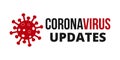 Coronavirus Updates. Novel Coronavirus Covid 19 NCoV - Vector