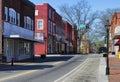 Coronavirus vacant street of Rogersville, Tennessee