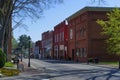 Coronavirus vacant street of Rogersville, Tennessee