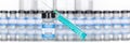 Coronavirus Vaccine bottle Corona Virus syringe COVID-19 Covid vaccines copyspace copy space panoramic Royalty Free Stock Photo