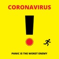 Coronavirus vector social image advice campaign