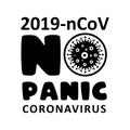 Coronavirus virus Covid-19 Cell Icon 2019-nCoV Novel China Coronavirus Virus. Quarantine No Infection and Stop Coronavirus Concept