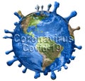 Coronavirus World Pandemic Conceptual With Text